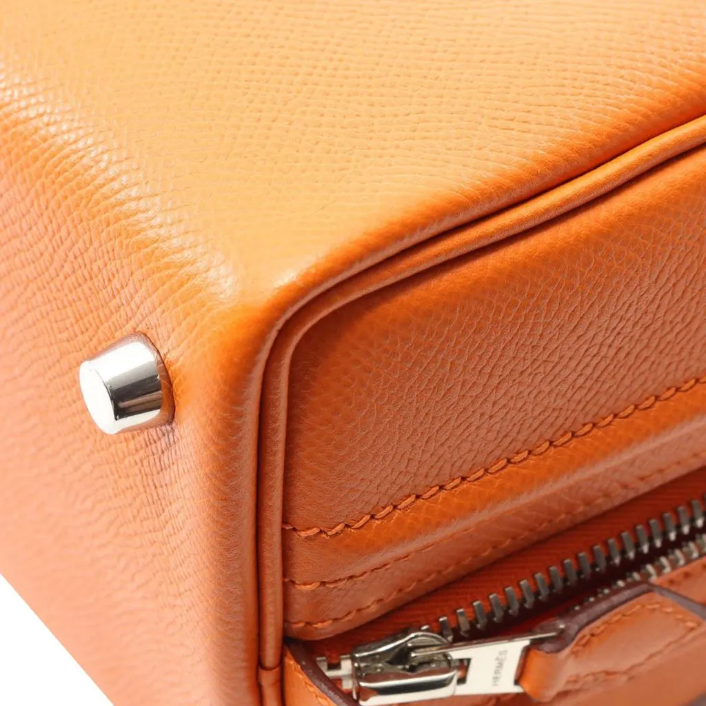 Hermès Epsom Sac En Vie 26 Orange Leather Good - Box View