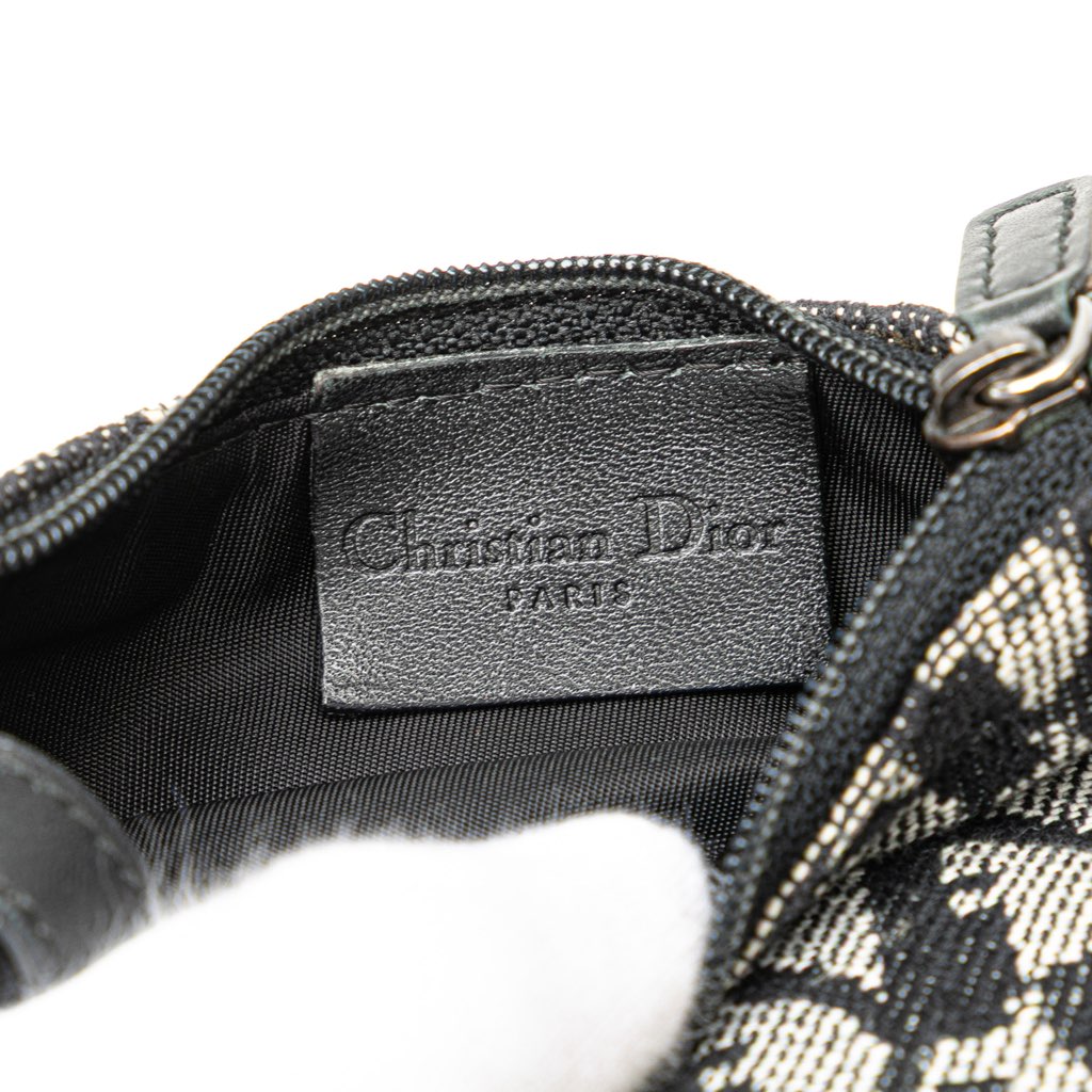 Dior Diorissimo Canvas Coin Pouch - Side view