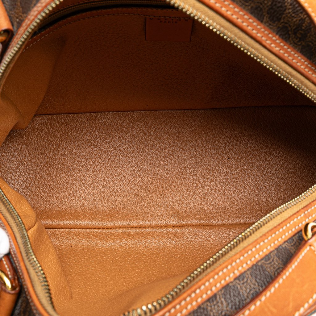 Celine Macadam Coated Canvas Handbag - 4