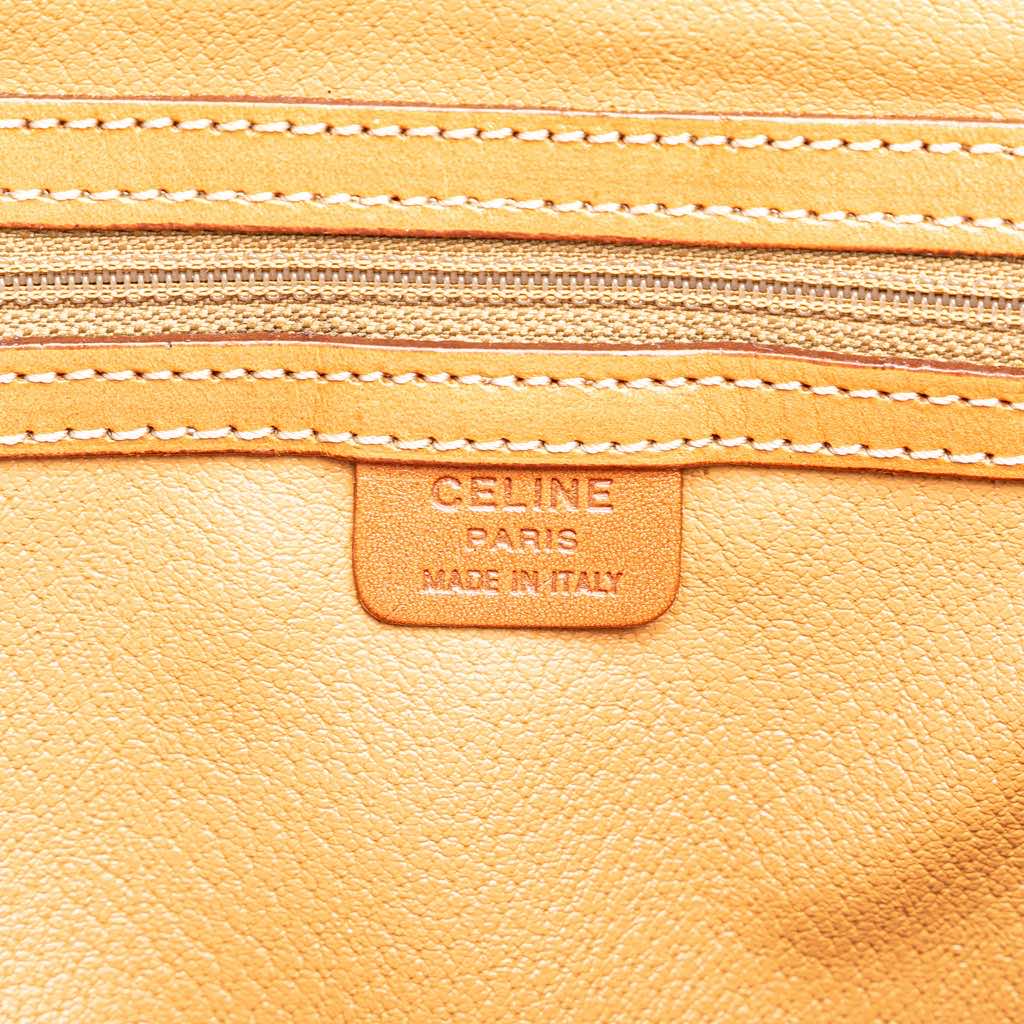 Celine Macadam Coated Canvas Dome Satchel - 5