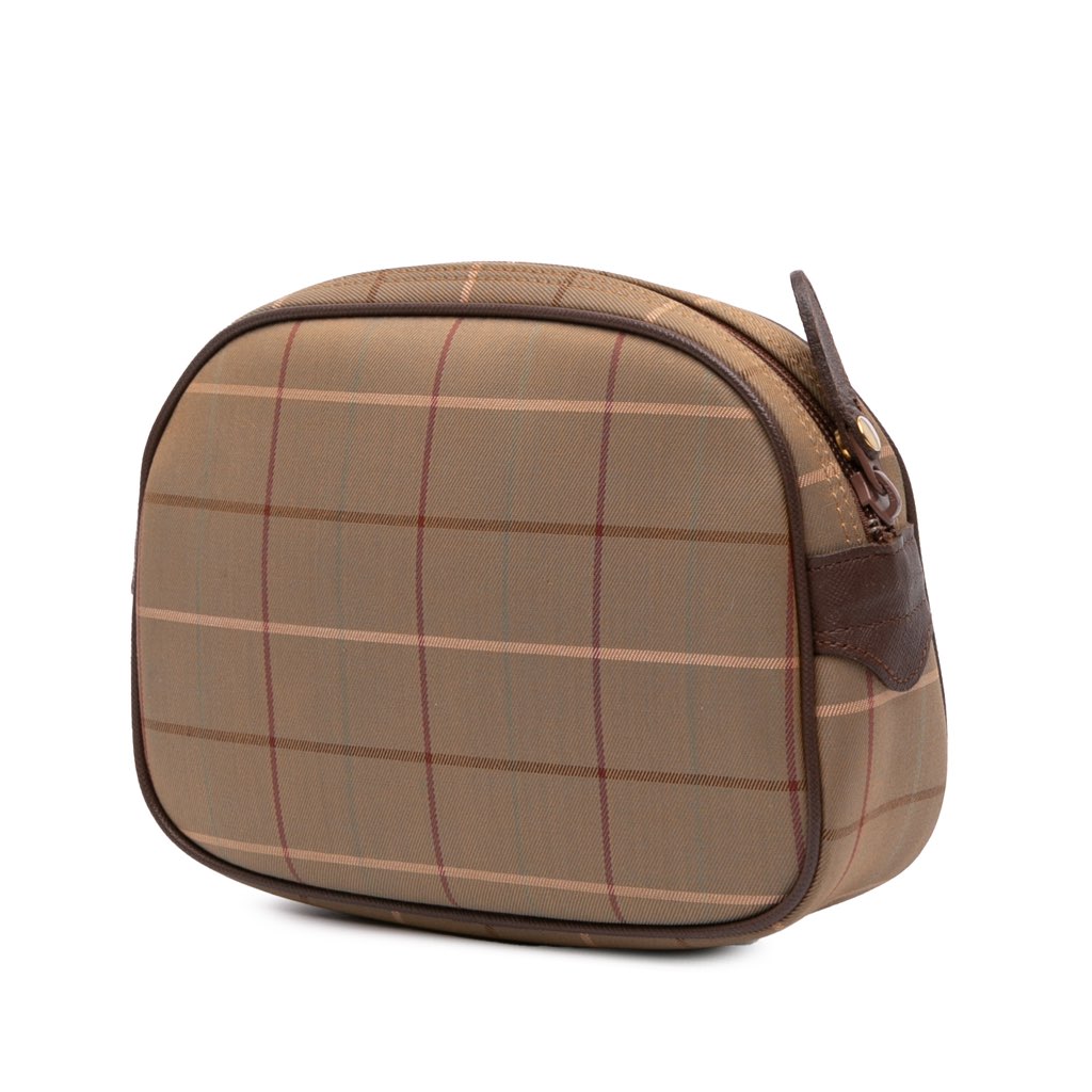 Burberry Vintage Check Canvas Clutch - Back view