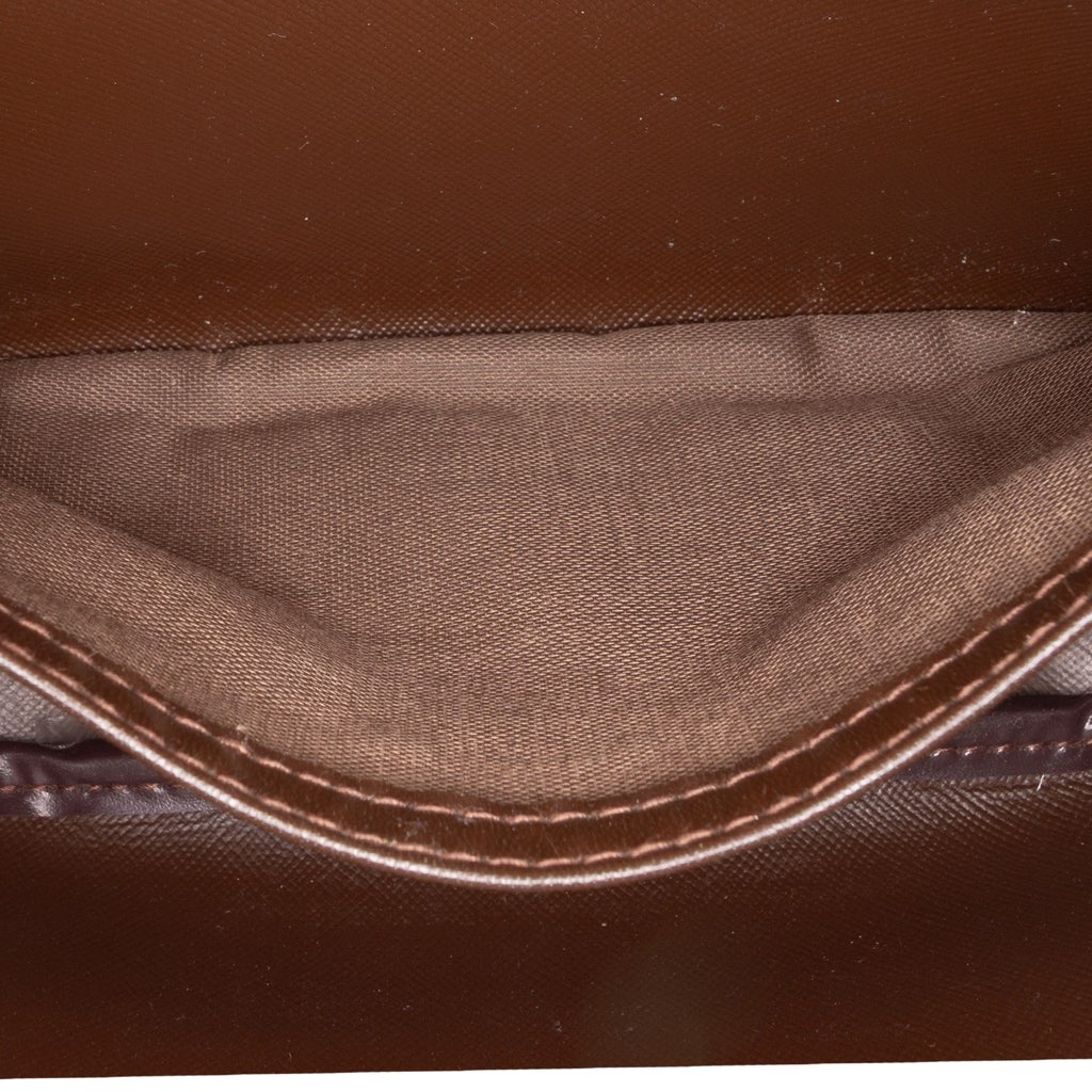 Burberry Vintage Check Canvas Clutch - Side view