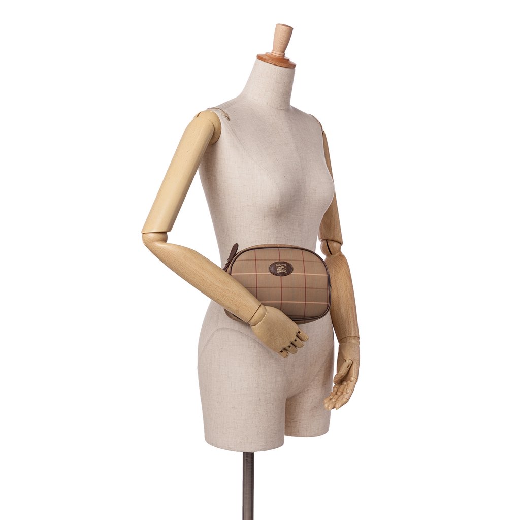 Burberry Vintage Check Canvas Clutch - Image 11