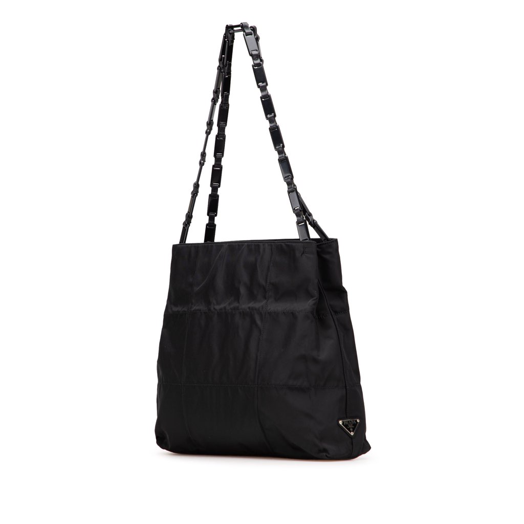 Prada Quilted Tessuto Chain Tote - 2