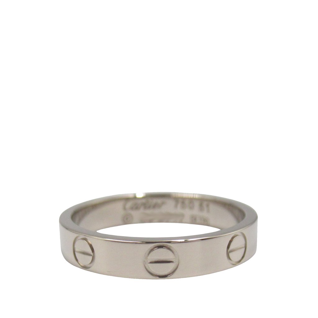 Cartier 18K White Gold Small Love Ring - 2