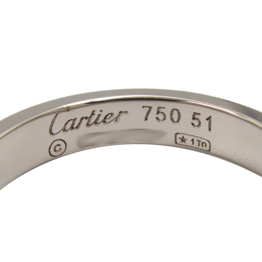 Cartier 18K White Gold Small Love Ring - 4