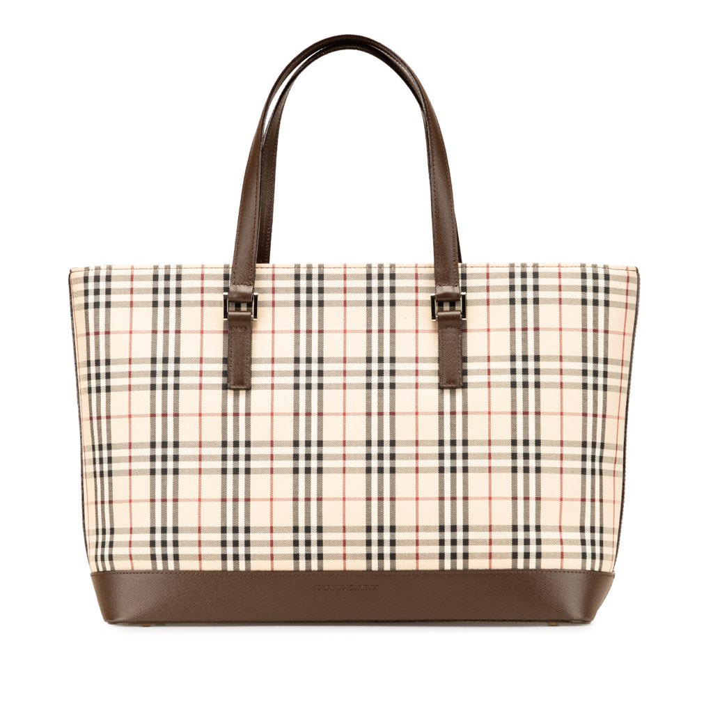 Burberry House Check Canvas Tote