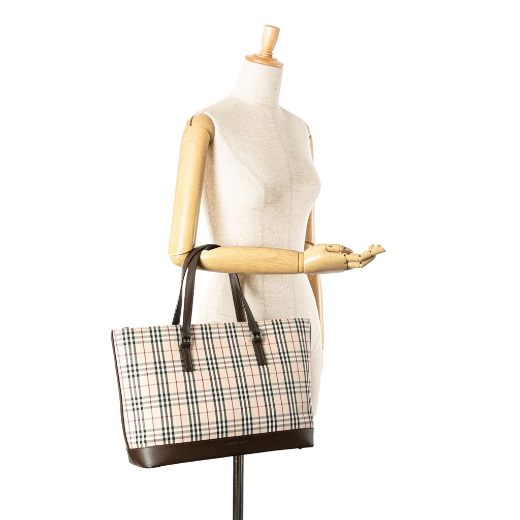 Burberry House Check Canvas Tote - Image 13