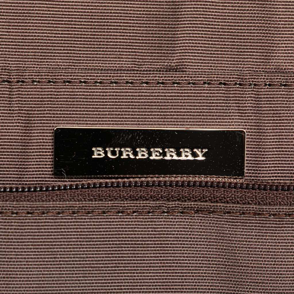 Burberry House Check Canvas Tote - Side view