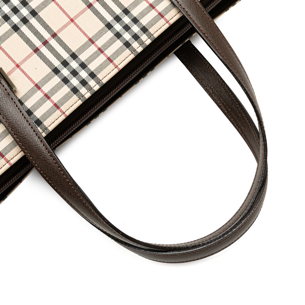 Burberry House Check Canvas Tote - Image 12