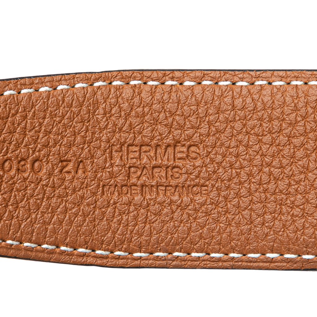 Hermès Leather Rider Reversible Belt - 4