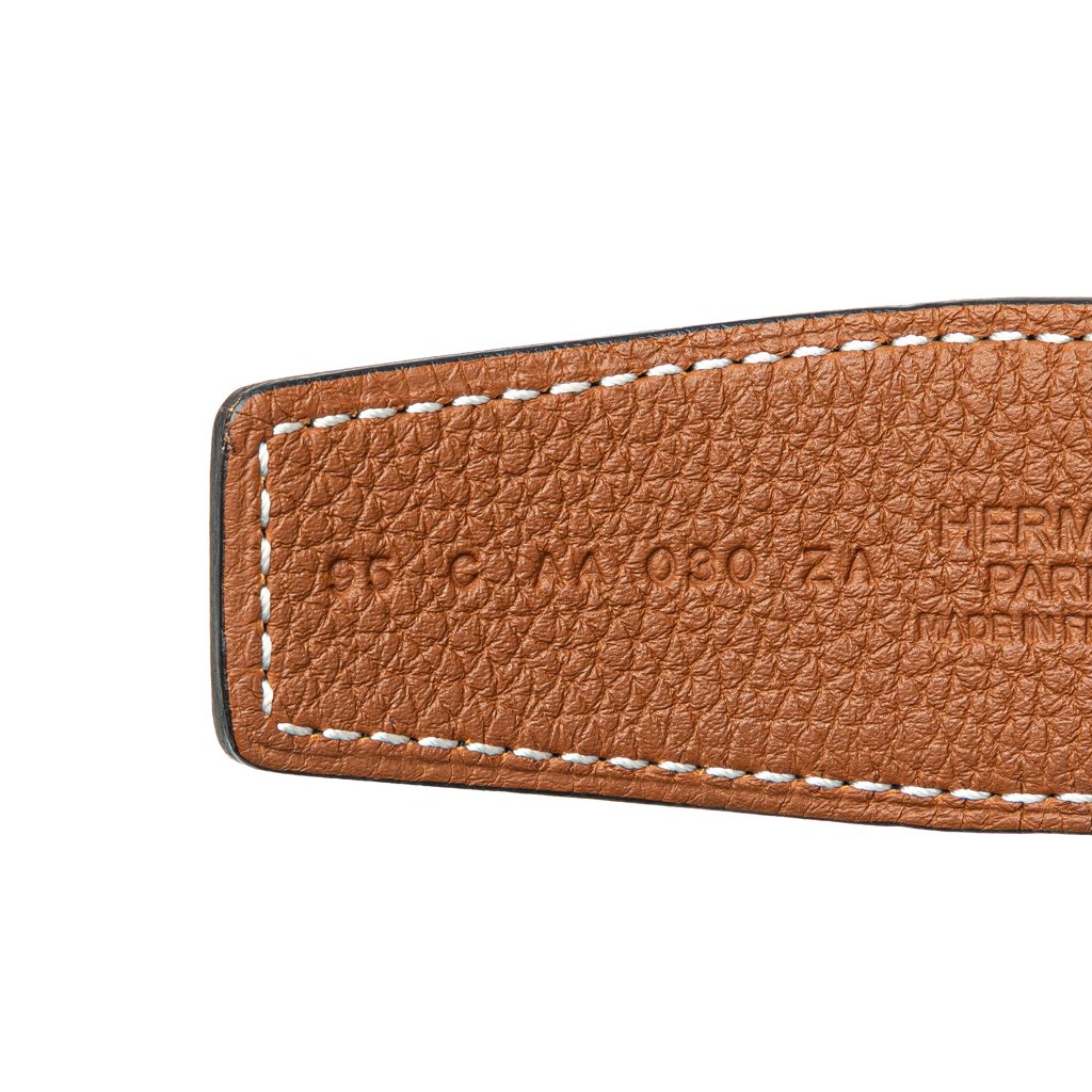 Hermès Leather Rider Reversible Belt - 5