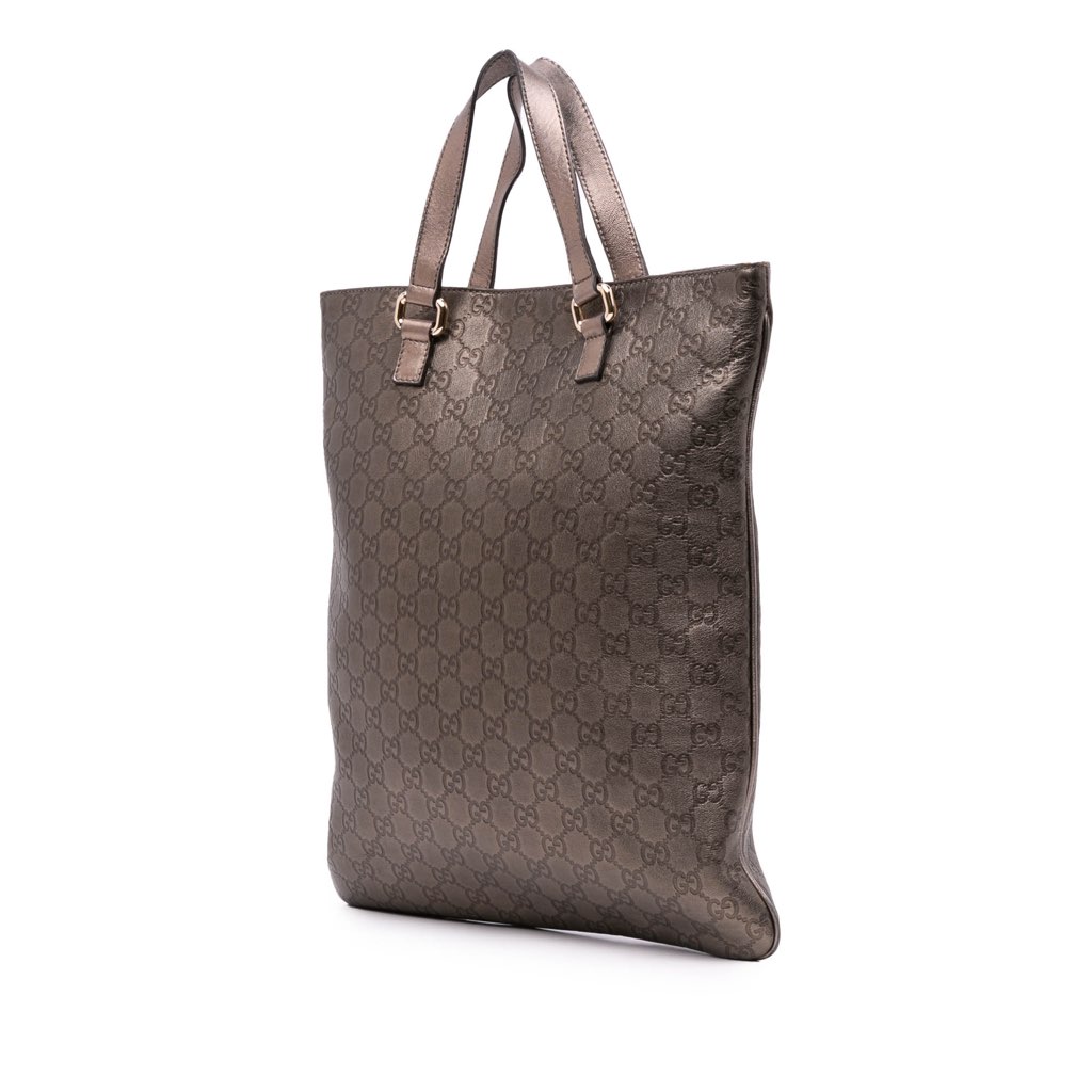 Gucci Metallic Guccissima Tote - 2