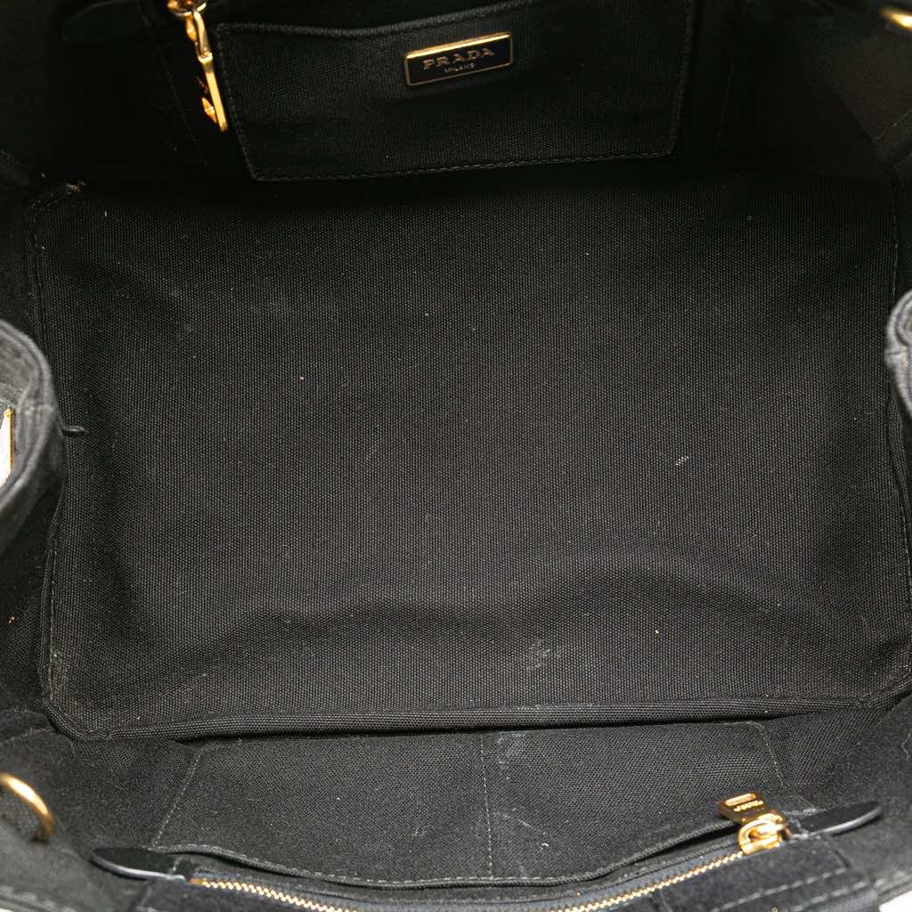 Prada Canvas Canapa Logo Tote - 4