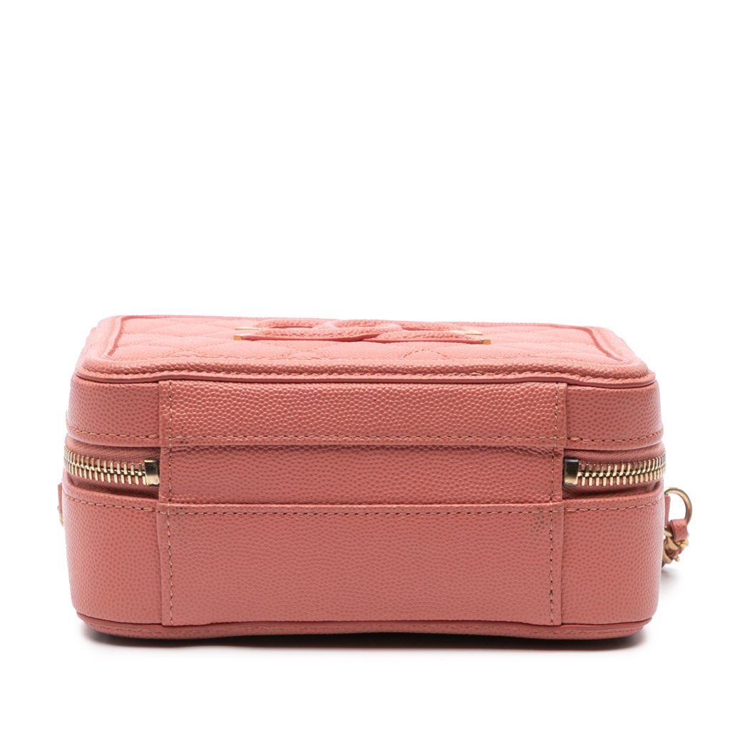 Chanel Small Caviar CC Filigree Vanity Bag - 3