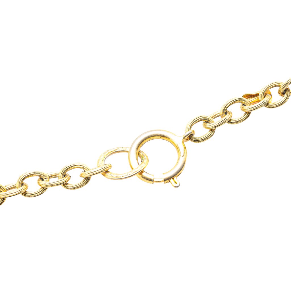 Chanel Gold Plated Medallion Pendant Necklace - 4