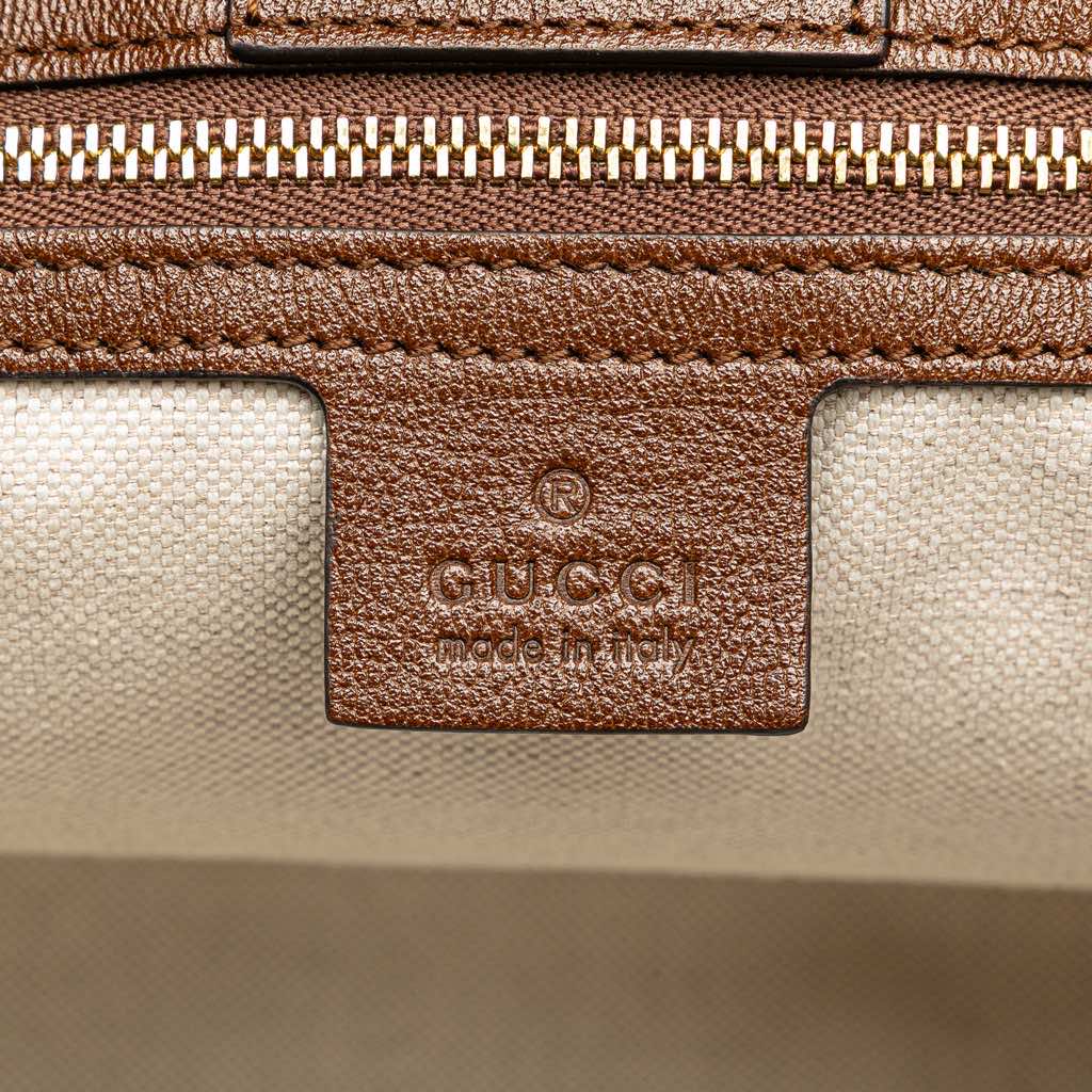 Gucci Medium GG Canvas Horsebit 1955 Tote - Side view