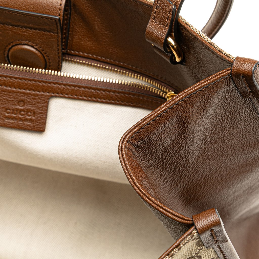 Gucci Medium GG Canvas Horsebit 1955 Tote - Image 11