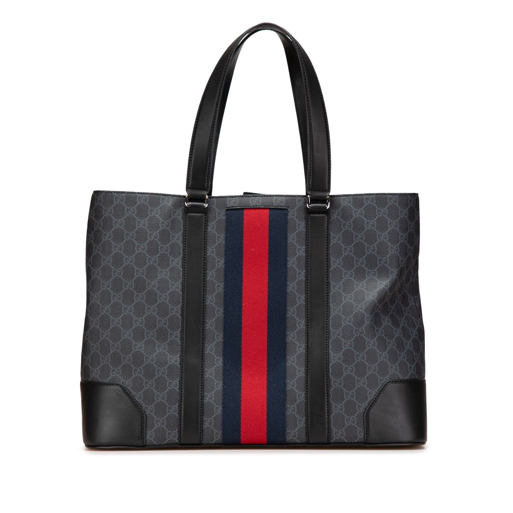 Gucci Large GG Supreme Web Tote