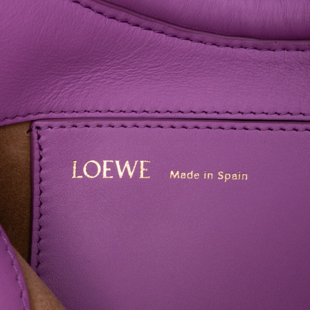 Loewe Shiny Calfskin Paseo Satchel - Side view