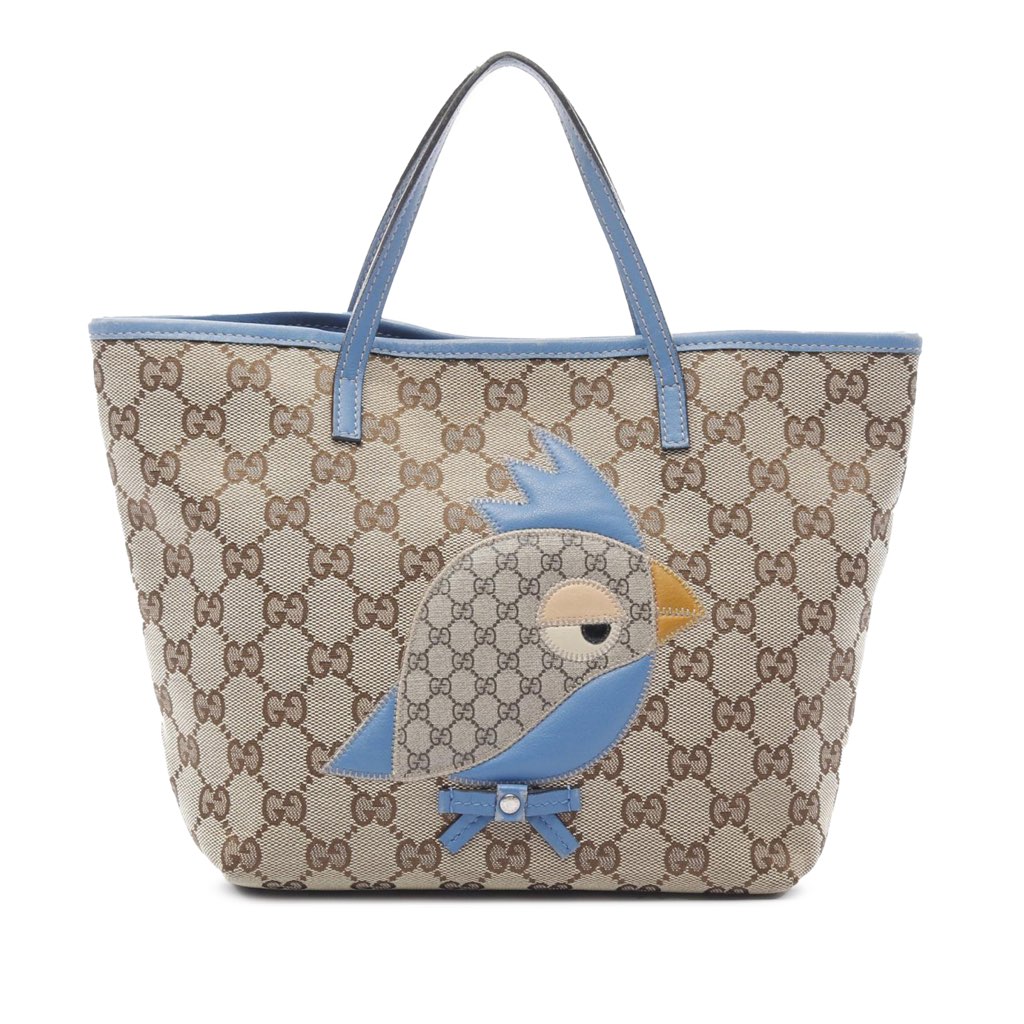 Gucci GG Canvas Zoo Handbag
