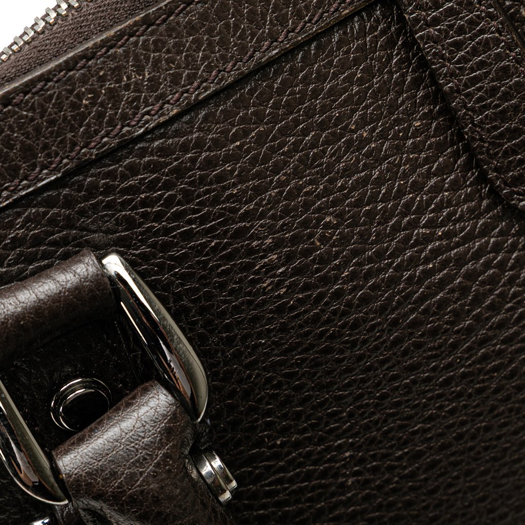 Gucci Large Leather GG Charm Dome Satchel - Image 11