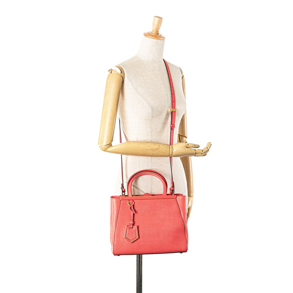 Fendi Petite Leather 2Jours Satchel - Image 12