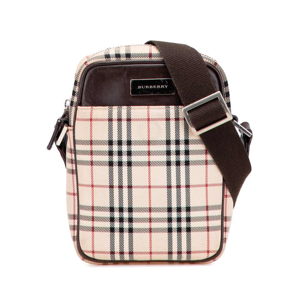 Burberry House Check Canvas Crossbody