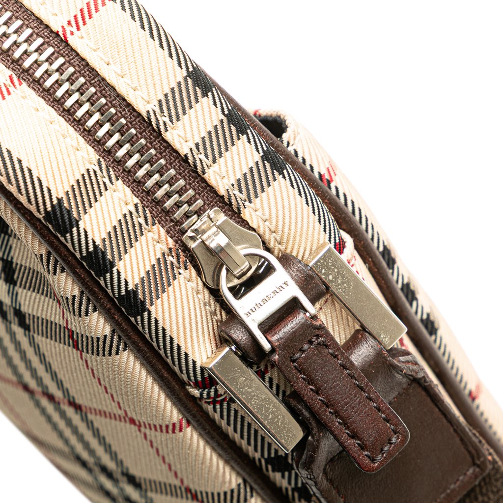 Burberry House Check Canvas Crossbody - Detail 1