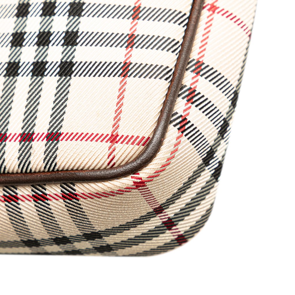 Burberry House Check Canvas Crossbody - Image 10
