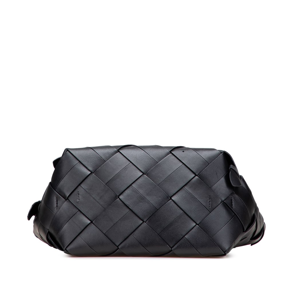 Loewe Small Woven Calfskin Buckle Surplus Basket Bag - 3