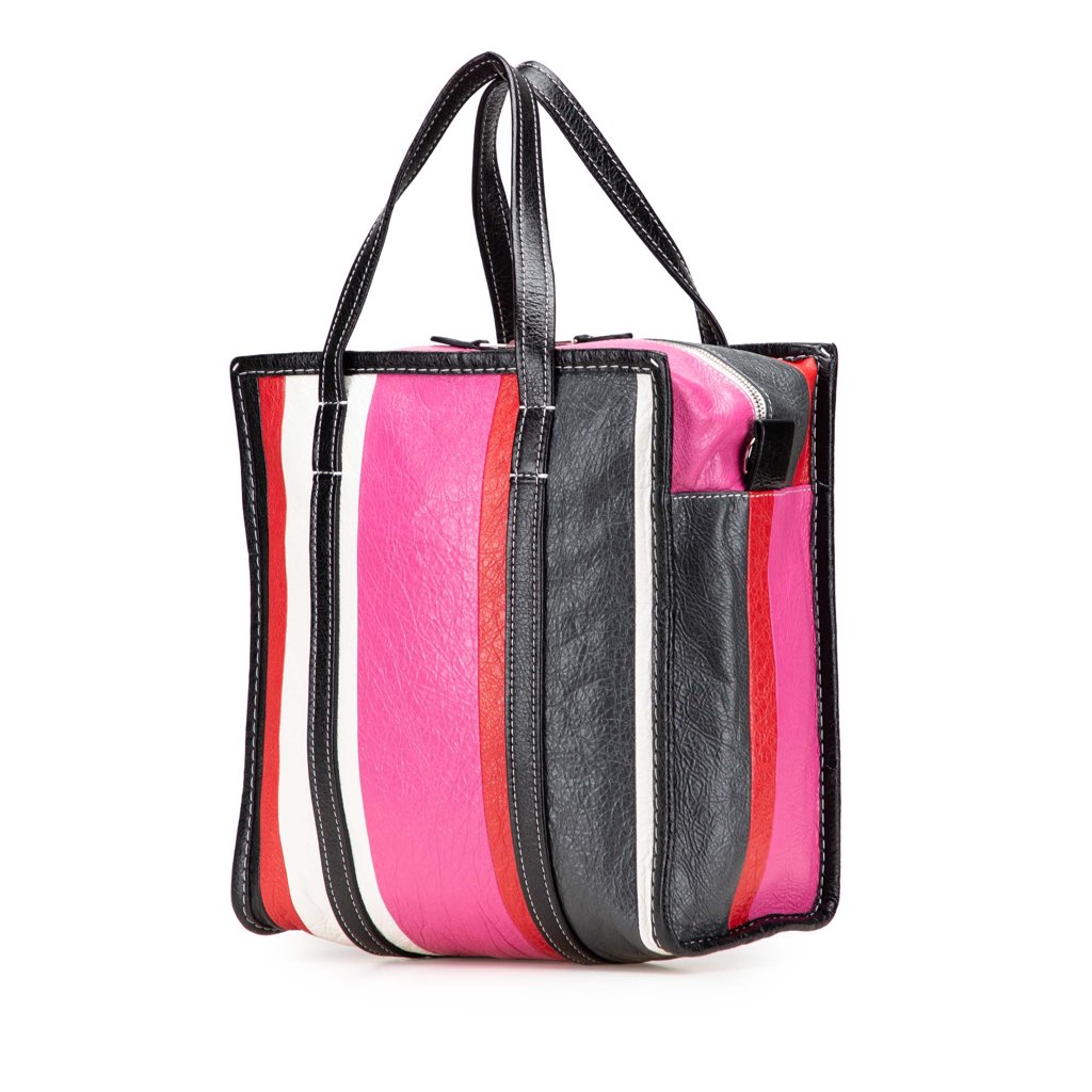 Balenciaga S Lambskin Bazar Shopper Satchel - 2