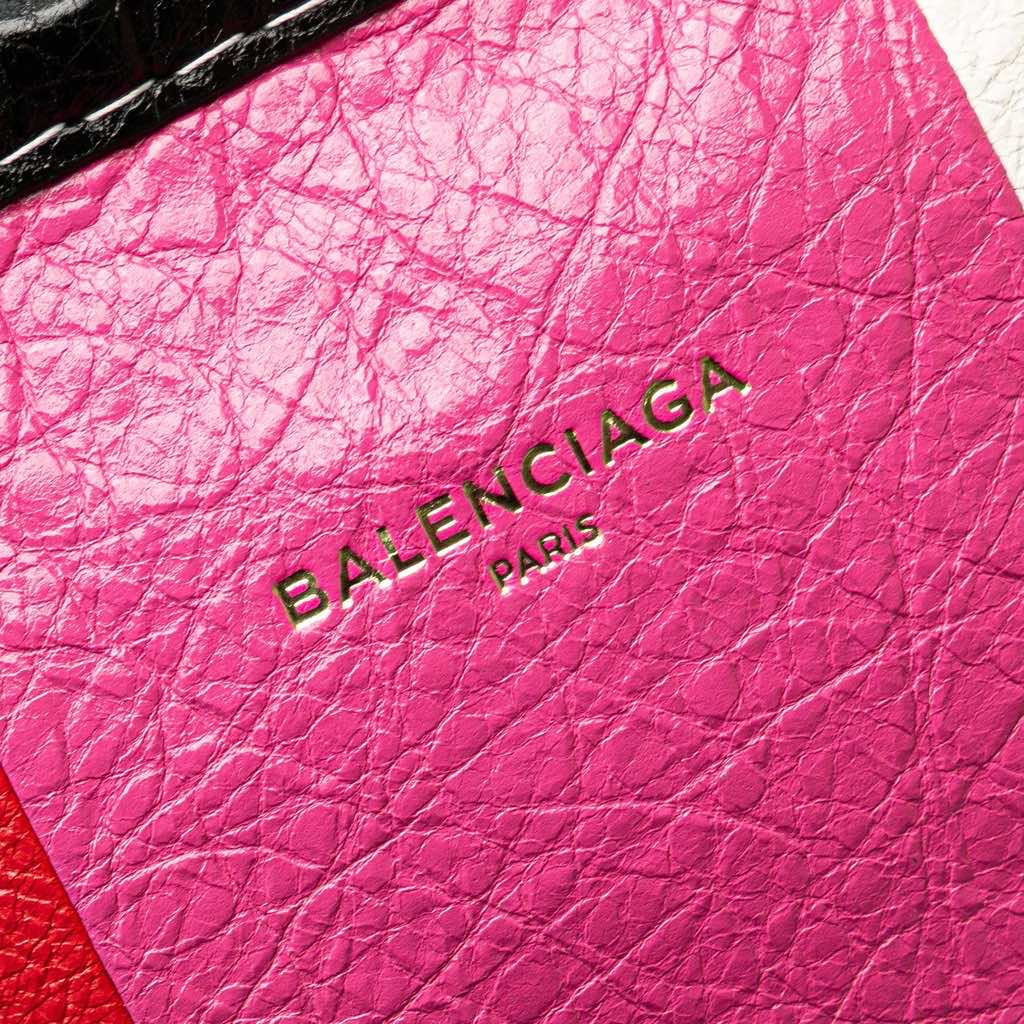 Balenciaga S Lambskin Bazar Shopper Satchel - 5