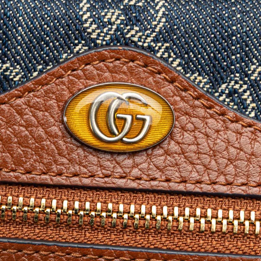 Gucci Mini GG Denim Ophidia Crossbody - Detail 2
