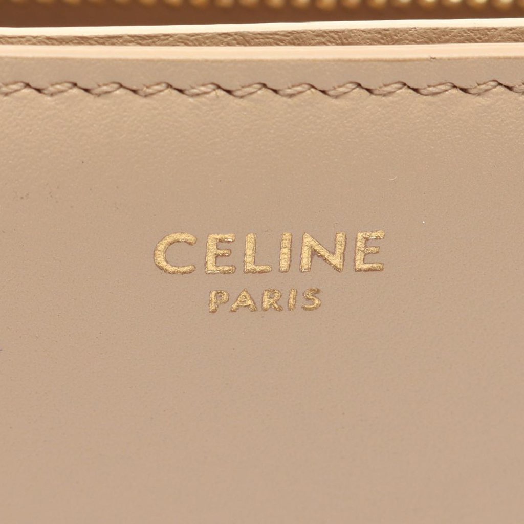 Celine Medium Calfskin Triomphe Frame Crossbody - 4