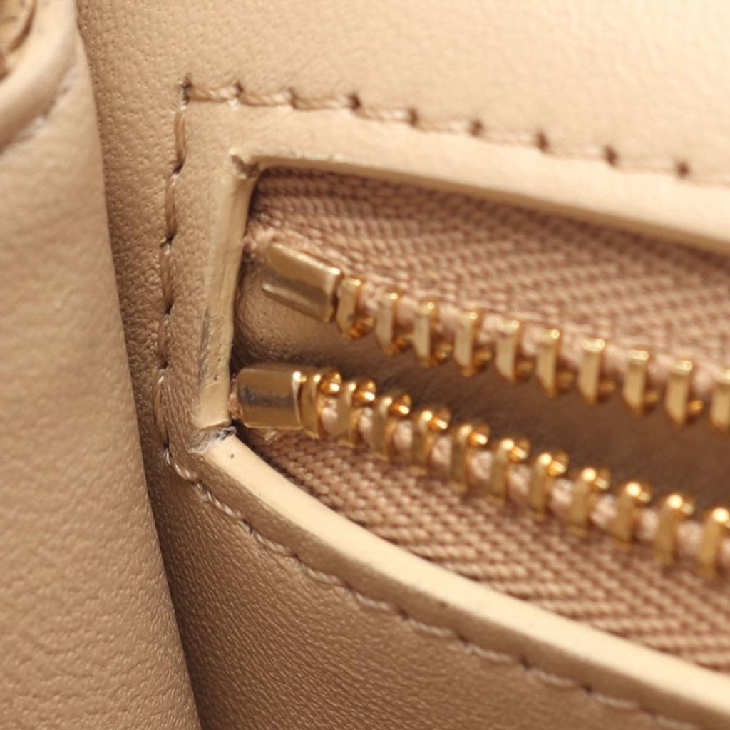 Celine Medium Calfskin Triomphe Frame Crossbody - 5