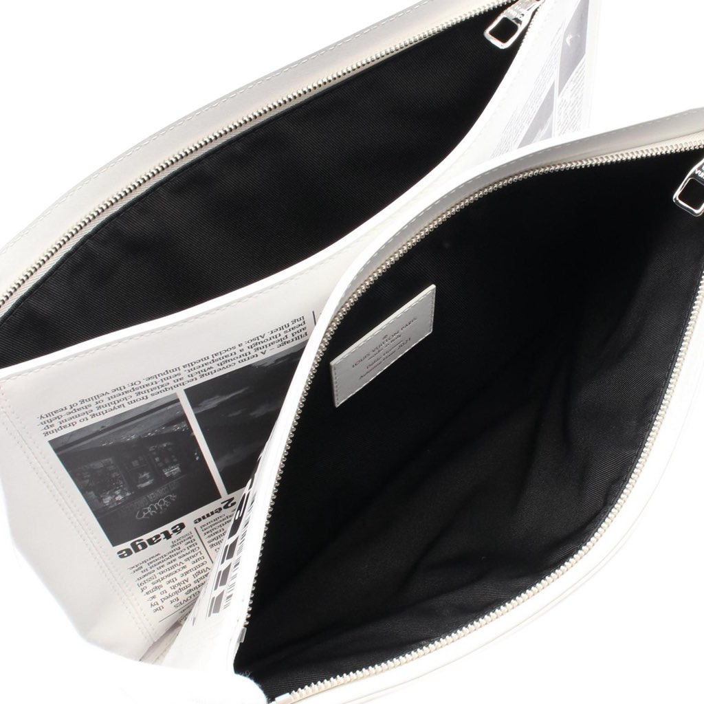 Louis Vuitton Leather Everyday LV Newspaper Pouch - 3