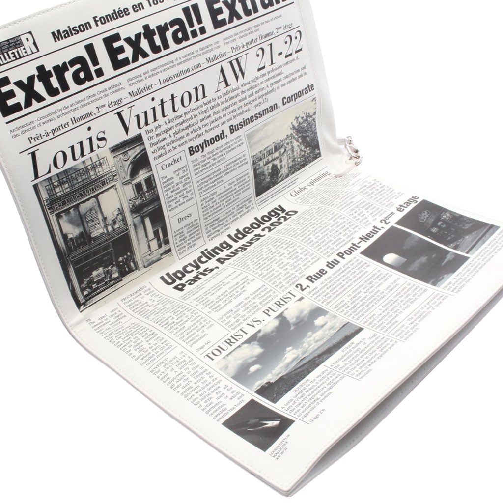 Louis Vuitton Leather Everyday LV Newspaper Pouch - 5