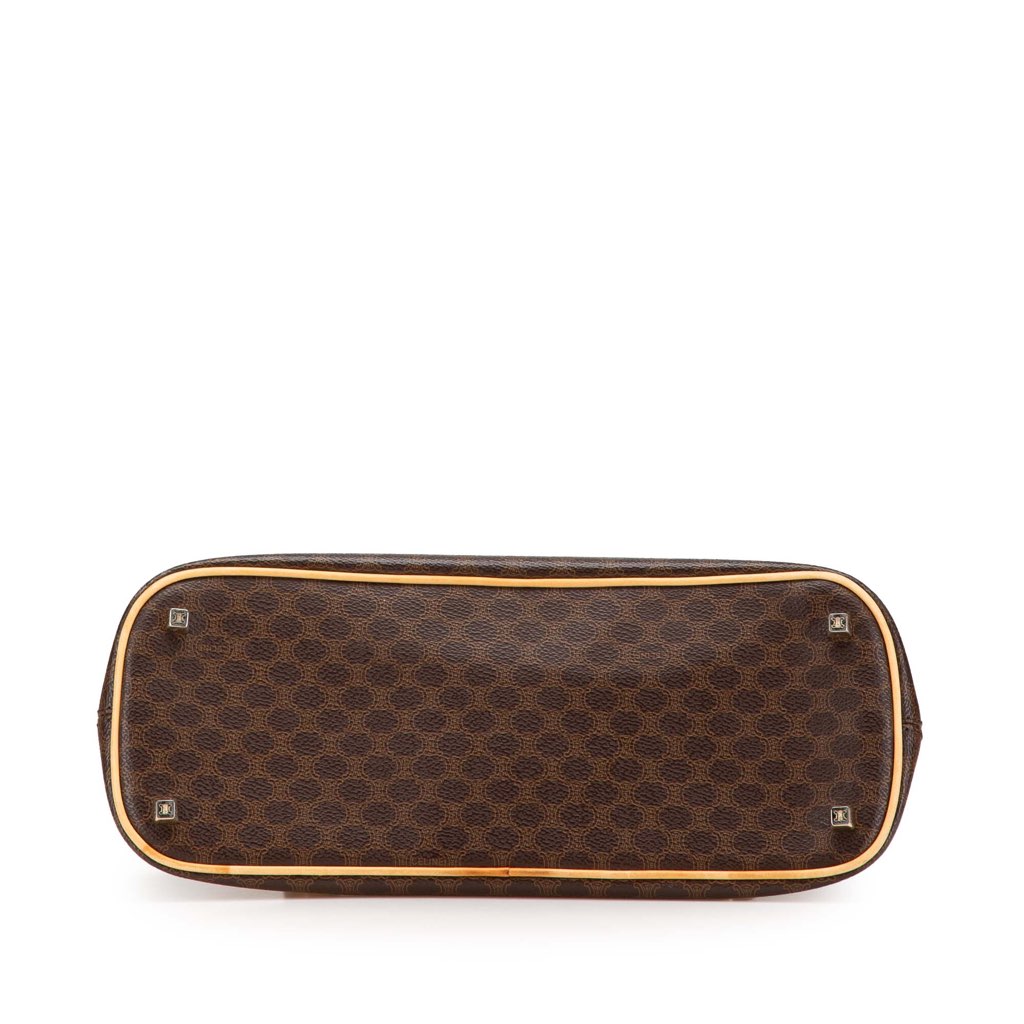 Celine Macadam Coated Canvas Satchel - Image 6