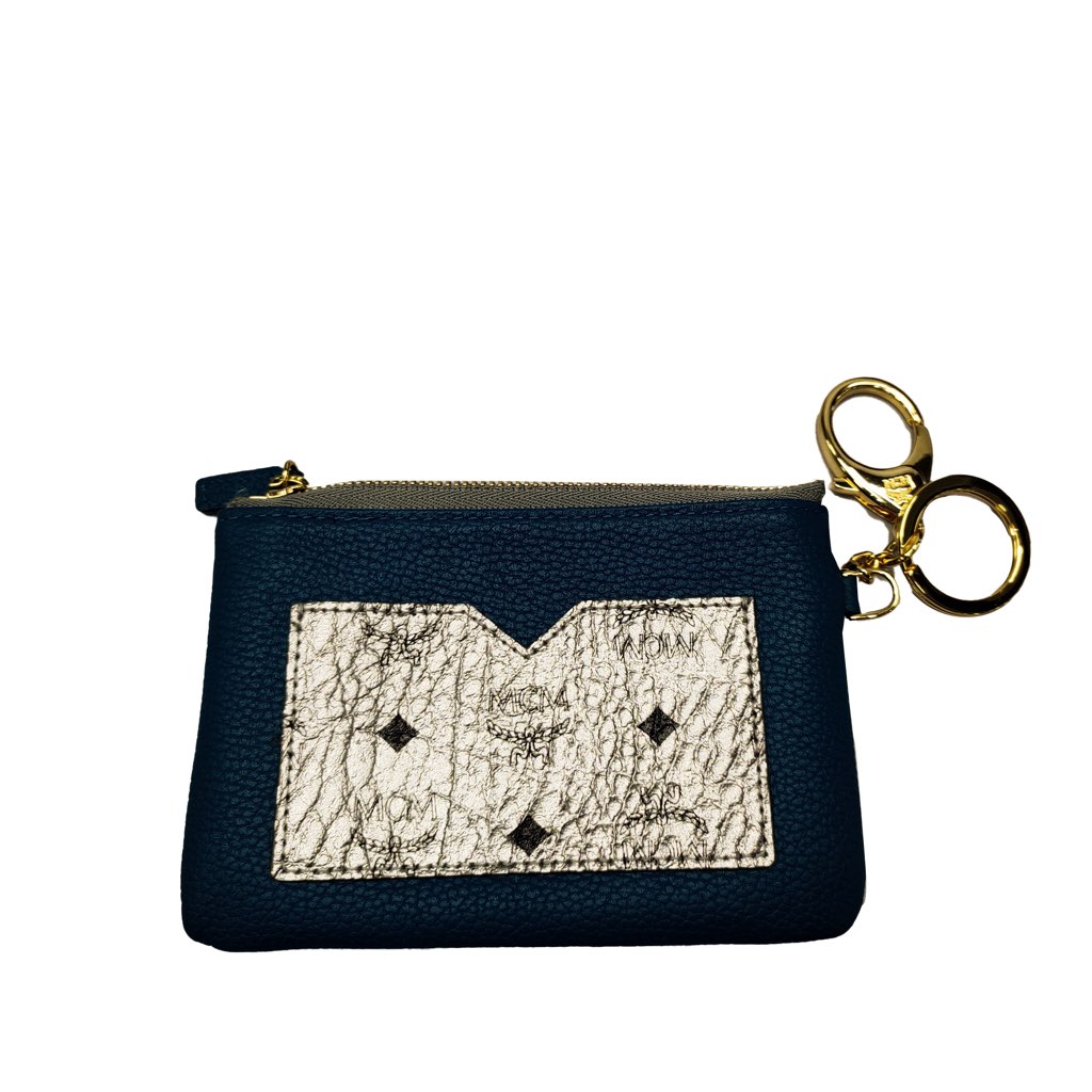 Mcm Leather Visetos Coin Pouch - Back view