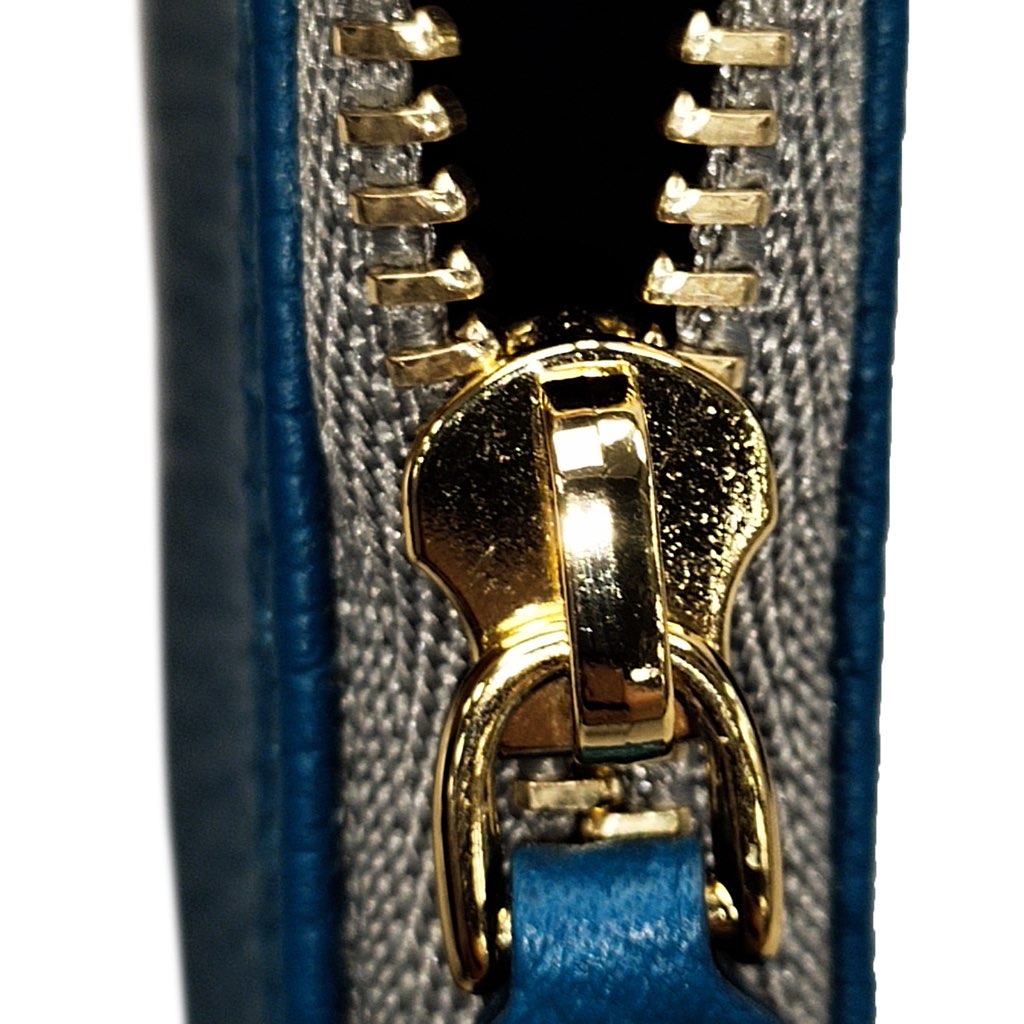 Mcm Leather Visetos Coin Pouch - Side view