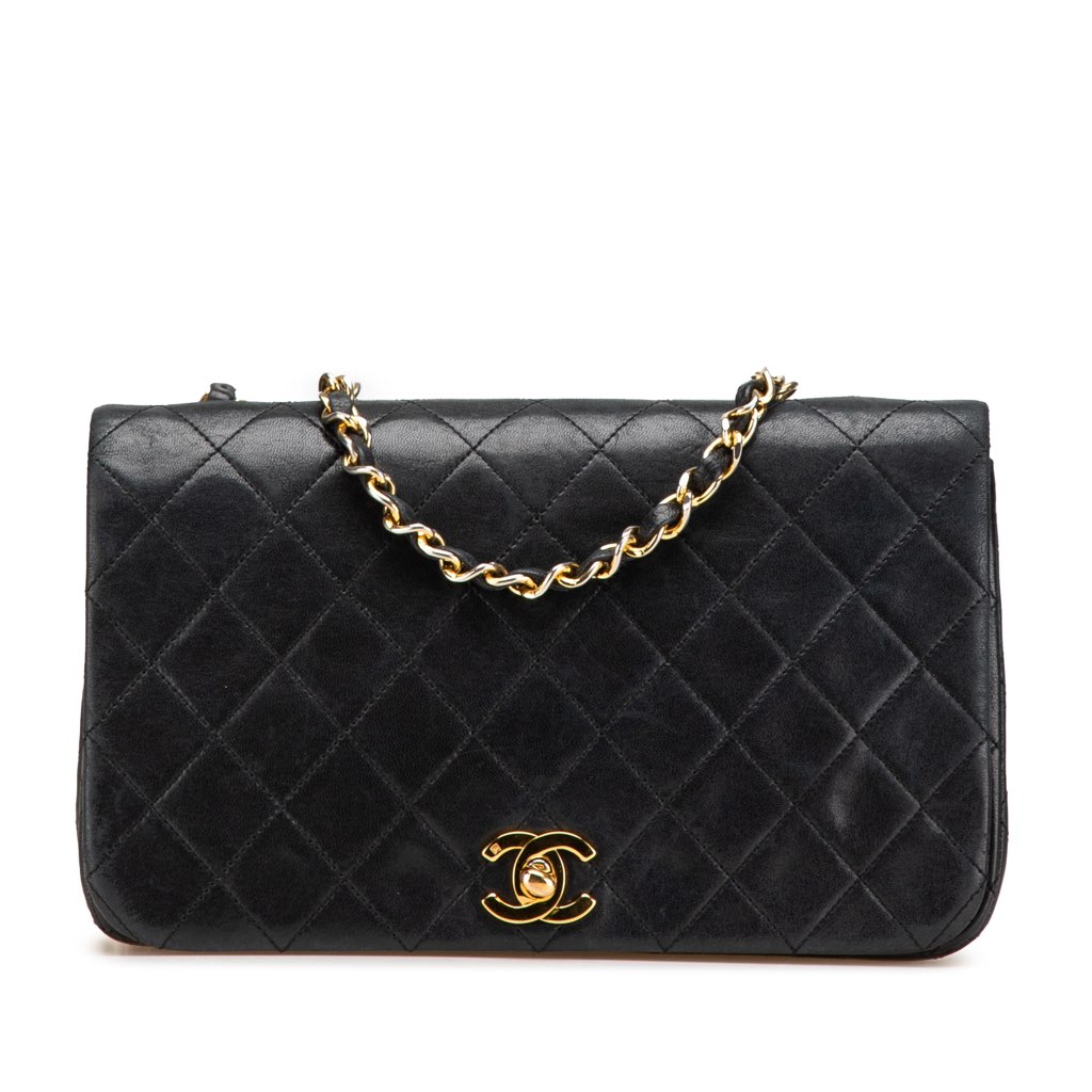 Chanel Medium Quilted Lambskin Full Flap