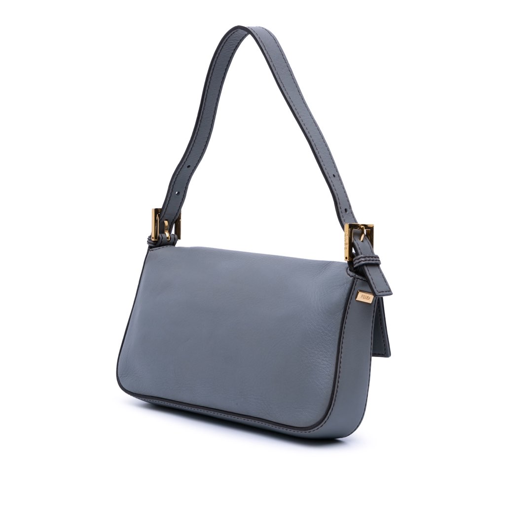 Fendi Leather Baguette Satchel - 2