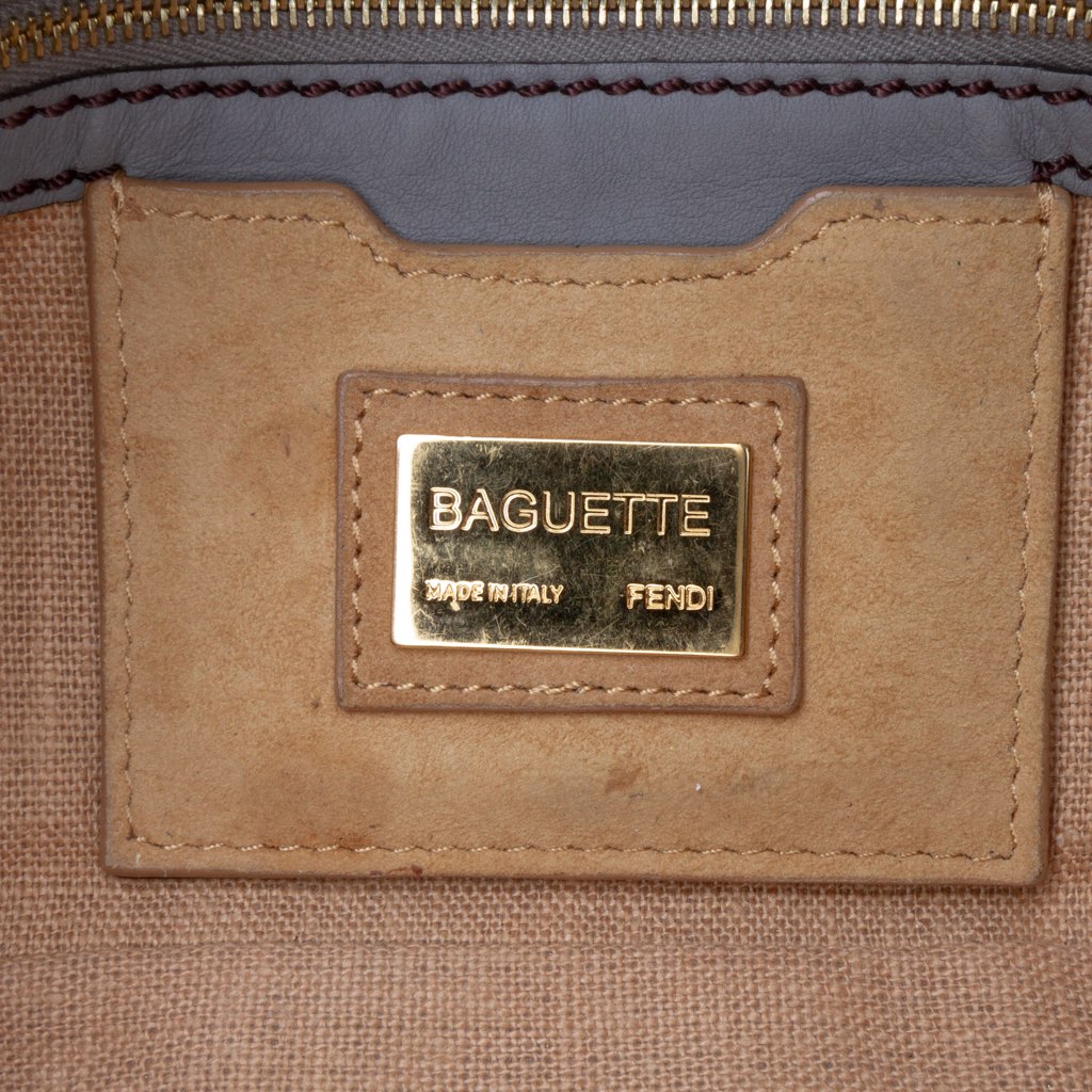 Fendi Leather Baguette Satchel - 5