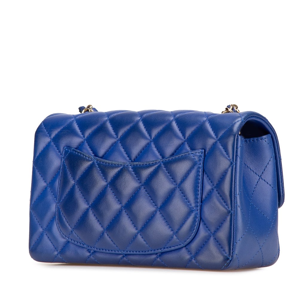 Chanel Mini Rectangular Classic Lambskin Single Flap - 2