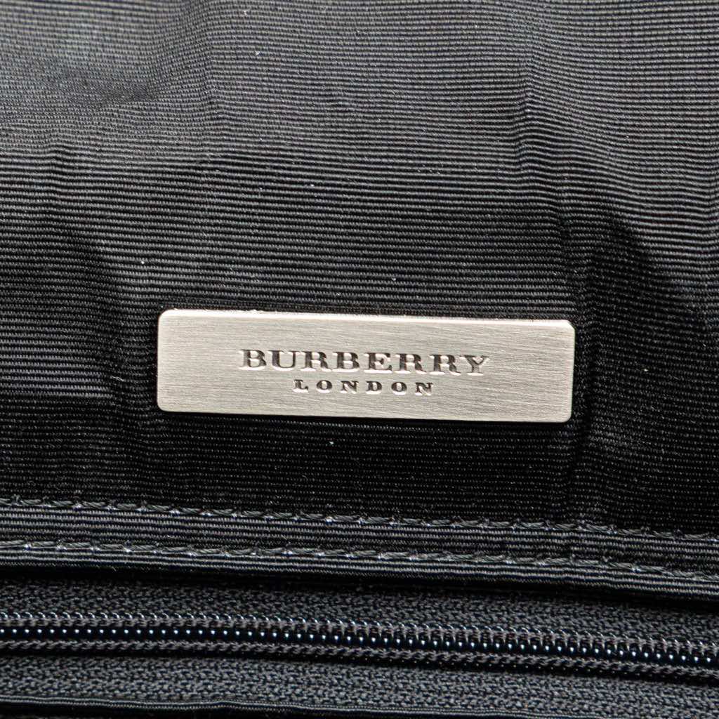 Burberry Nova Check Trimmed Leather Crossbody - 5