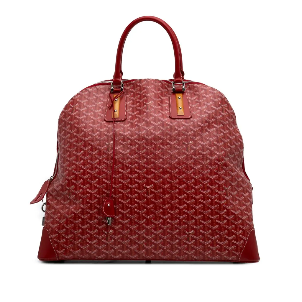 Goyard Goyardine Vendome GM Red Canvas Good - Front View