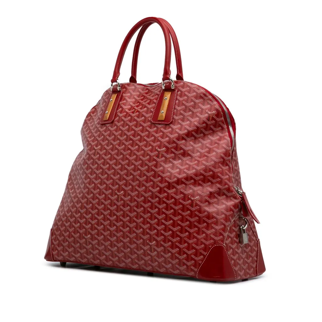 Goyard Goyardine Vendome GM Red Canvas Good - Back View