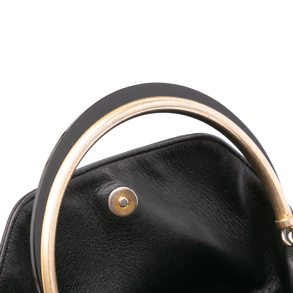 Chanel Quilted Chevron Lambskin Handle with Chic Bucket Bag - Image 11