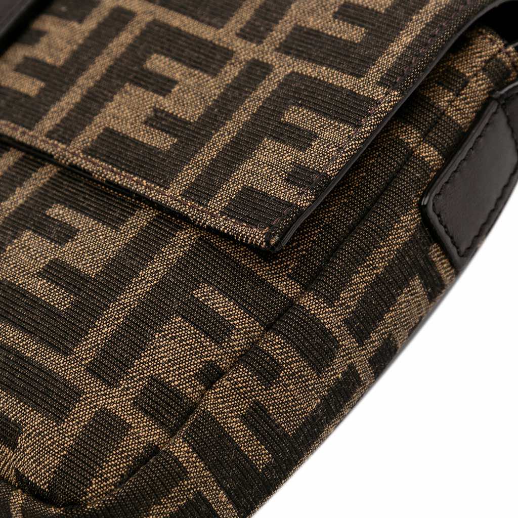 Fendi Zucca Canvas Convertible Baguette Satchel - Detail 2